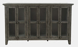 Rustic Shores Stone 6 Door High Cabinet - Ornate Home