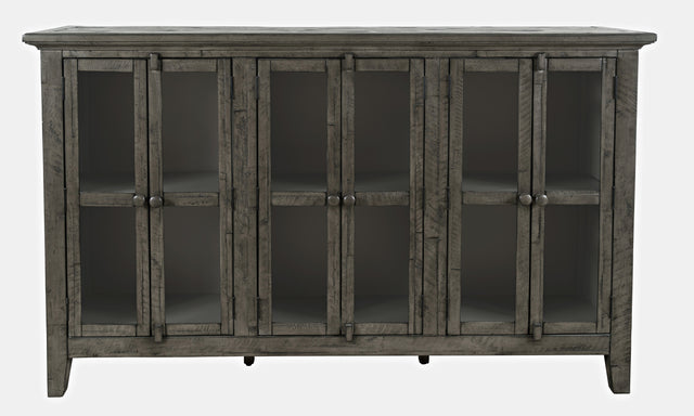 Rustic Shores Stone 6 Door High Cabinet - Ornate Home