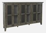 Rustic Shores Stone 6 Door High Cabinet - Ornate Home
