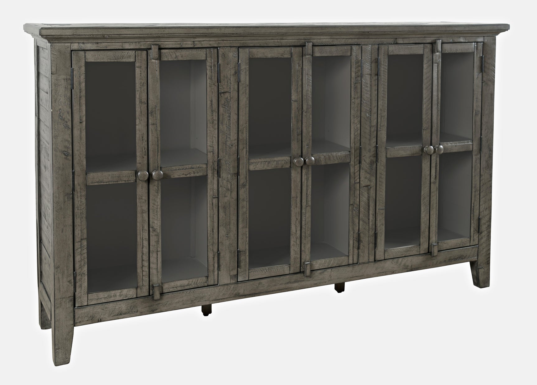 Rustic Shores Stone 6 Door High Cabinet - Ornate Home