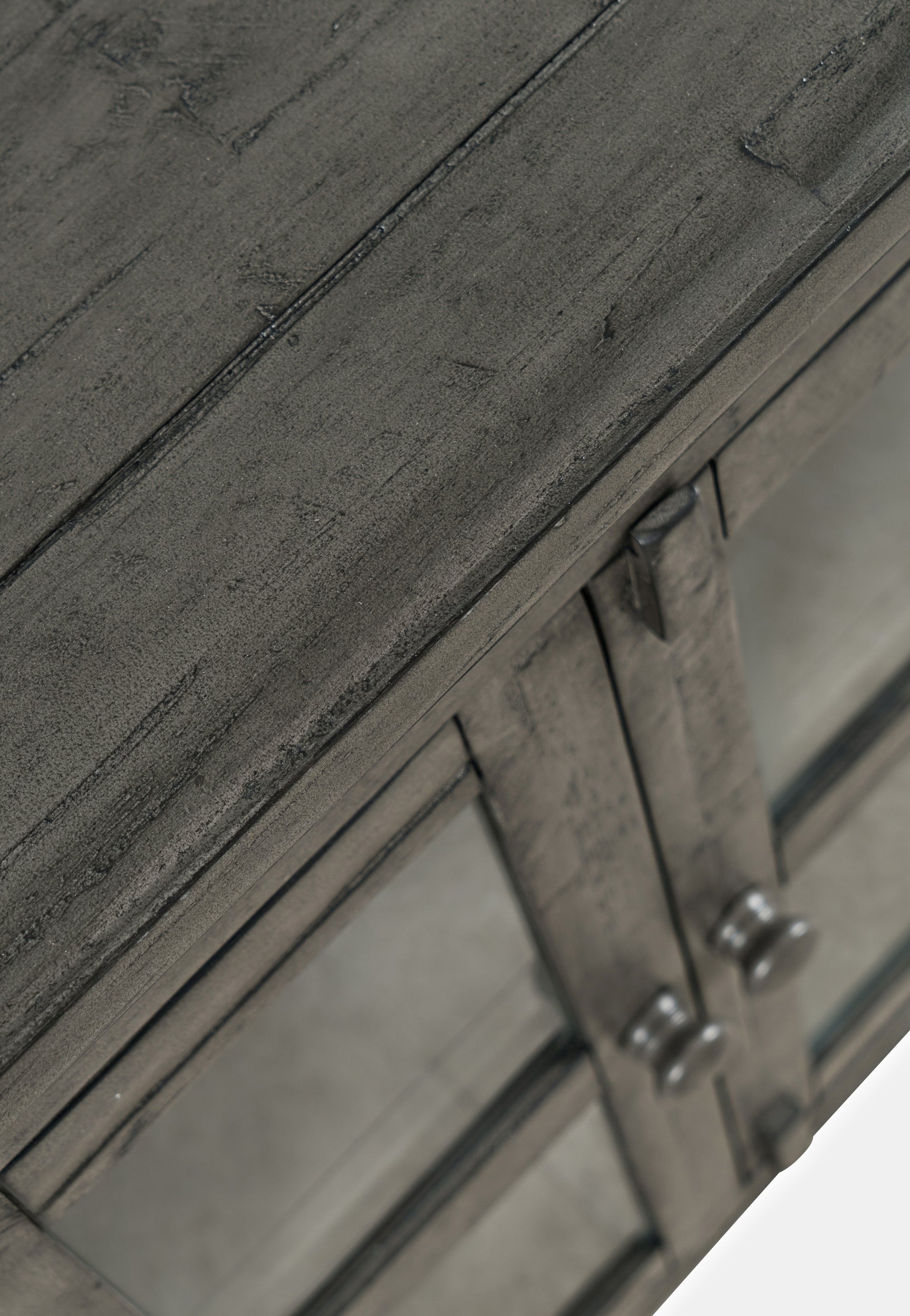 Rustic Shores Stone 6 Door Low Cabinet - Ornate Home
