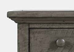 Rustic Shores Stone Power Chairside Table - Ornate Home
