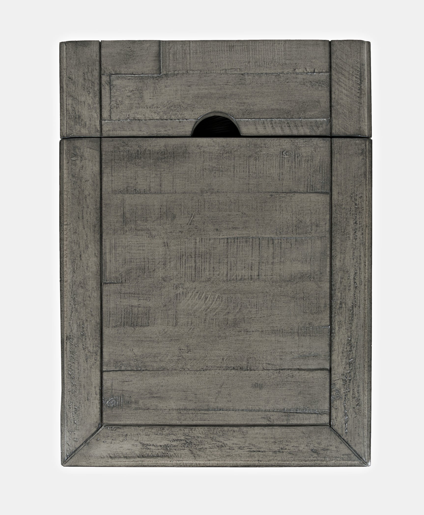 Rustic Shores Stone Power Chairside Table - Ornate Home