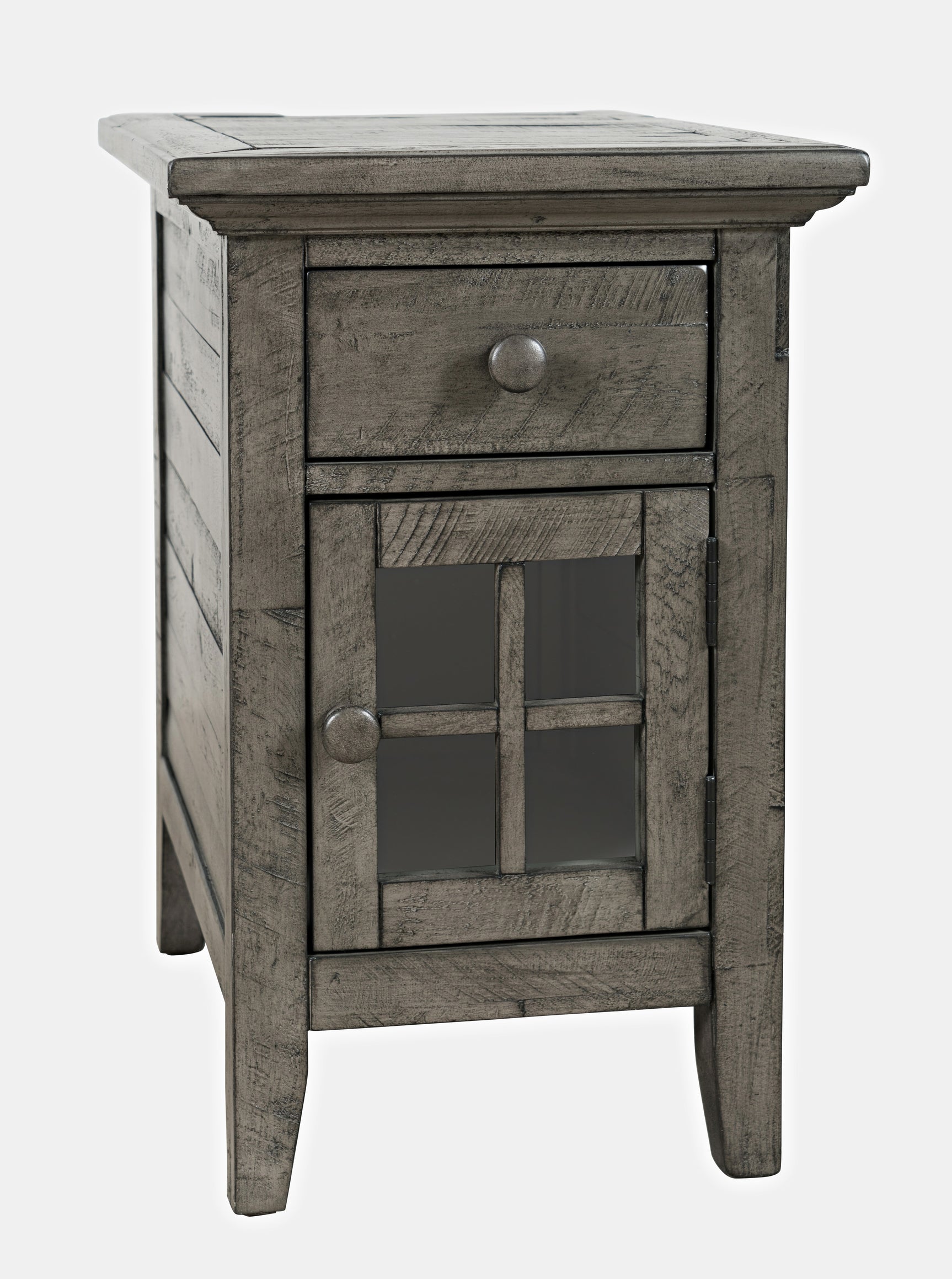 Rustic Shores Stone Power Chairside Table - Ornate Home