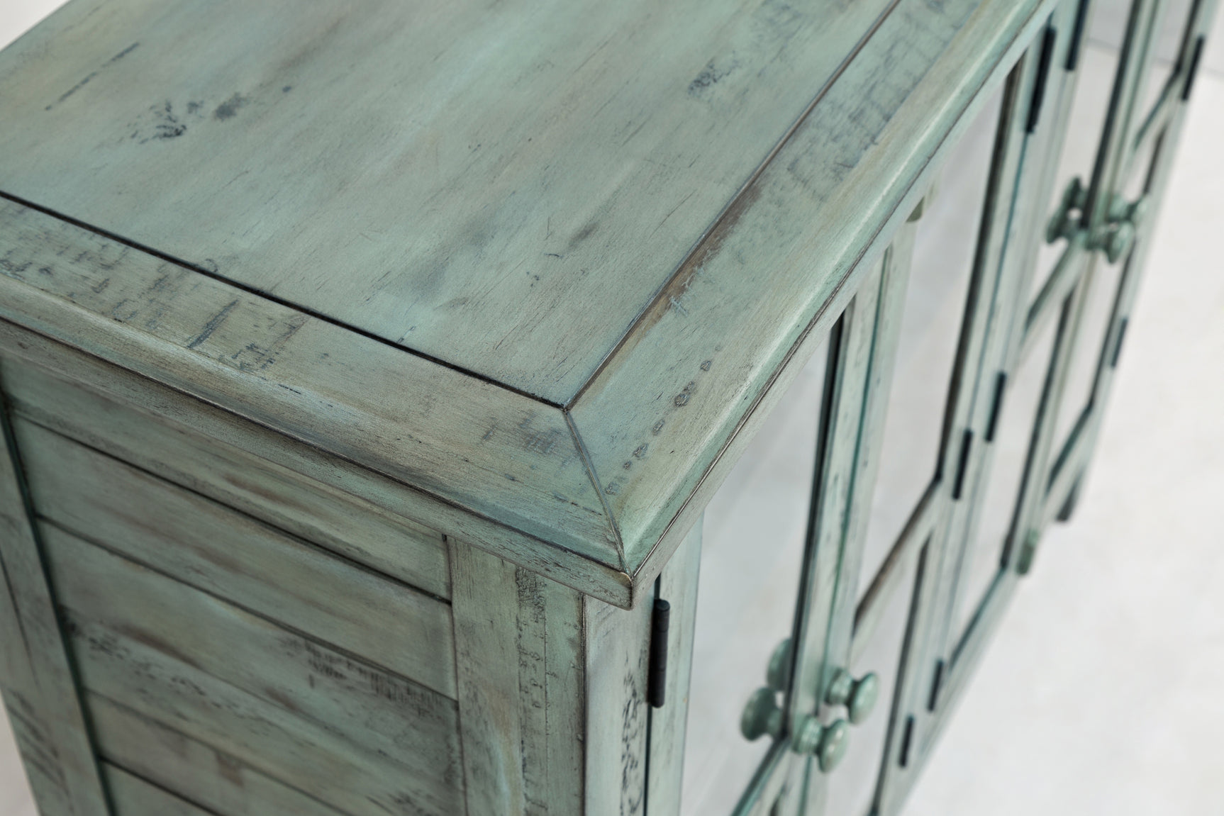 Rustic Shores Surfside 4 Door High Cabinet - Ornate Home