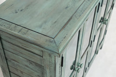 Rustic Shores Surfside 4 Door High Cabinet - Ornate Home