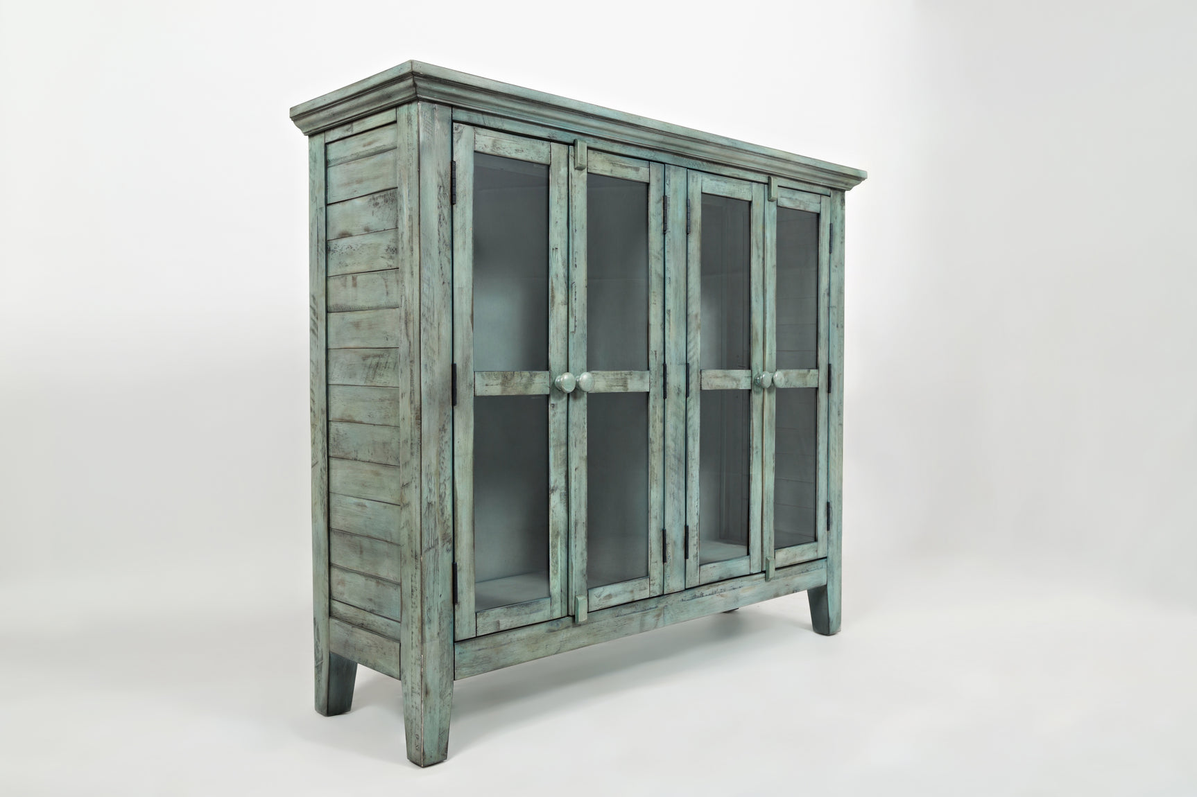 Rustic Shores Surfside 4 Door High Cabinet - Ornate Home