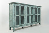 Rustic Shores Surfside 6 Door High Cabinet - Ornate Home