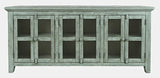 Rustic Shores Surfside 6 Door Low Cabinet - Ornate Home