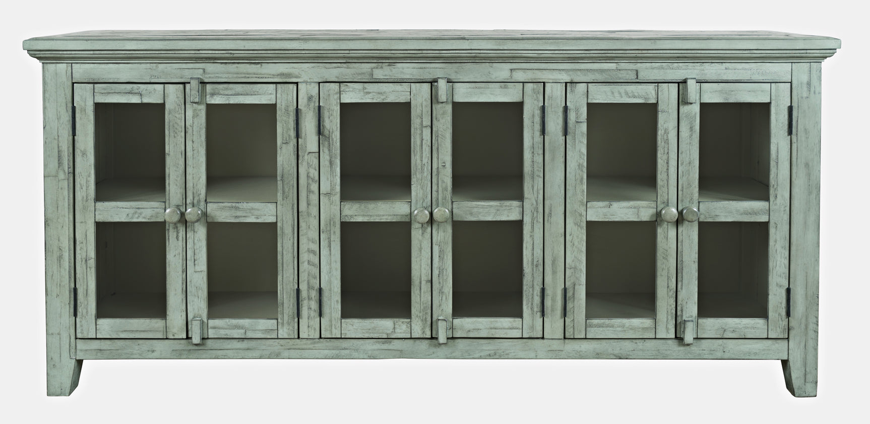 Rustic Shores Surfside 6 Door Low Cabinet - Ornate Home