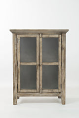 Rustic Shores Watch Hill Weathered Grey 2 Door High Cabinet - Ornate Home