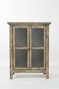 Rustic Shores Watch Hill Weathered Grey 2 Door High Cabinet - Ornate Home