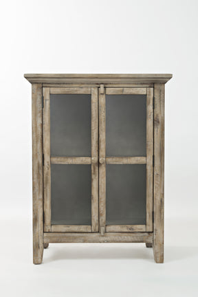 Rustic Shores Watch Hill Weathered Grey 2 Door High Cabinet - Ornate Home