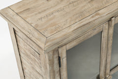 Rustic Shores Watch Hill Weathered Grey 2 Door High Cabinet - Ornate Home