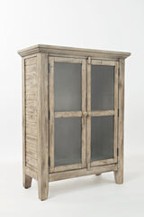 Rustic Shores Watch Hill Weathered Grey 2 Door High Cabinet - Ornate Home