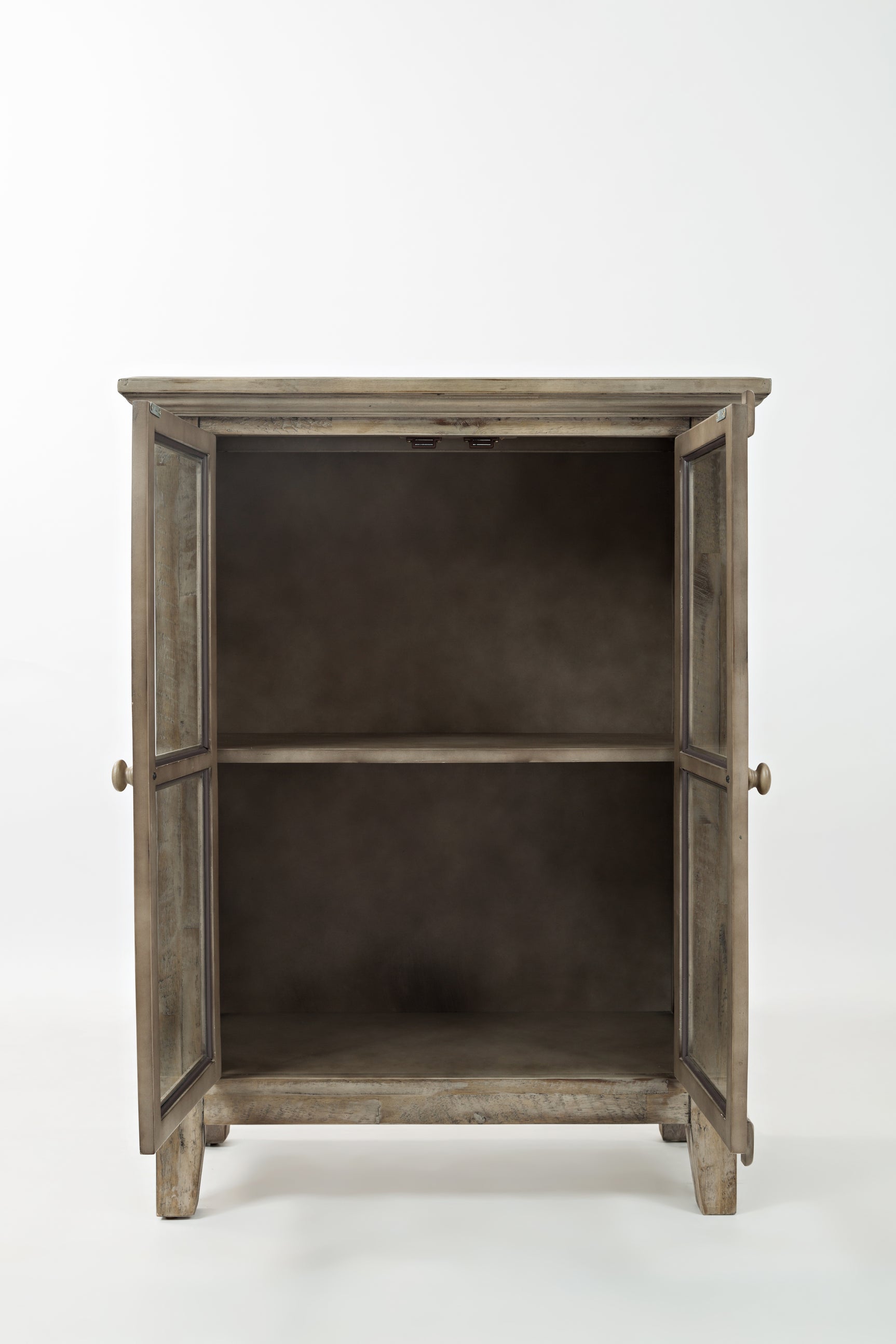 Rustic Shores Watch Hill Weathered Grey 2 Door High Cabinet - Ornate Home