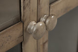 Rustic Shores Watch Hill Weathered Grey 4 Door Accent Cabinet - Ornate Home