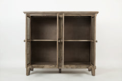 Rustic Shores Watch Hill Weathered Grey 4 Door High Cabinet - Ornate Home