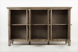 Rustic Shores Watch Hill Weathered Grey 6 Door High Cabinet - Ornate Home