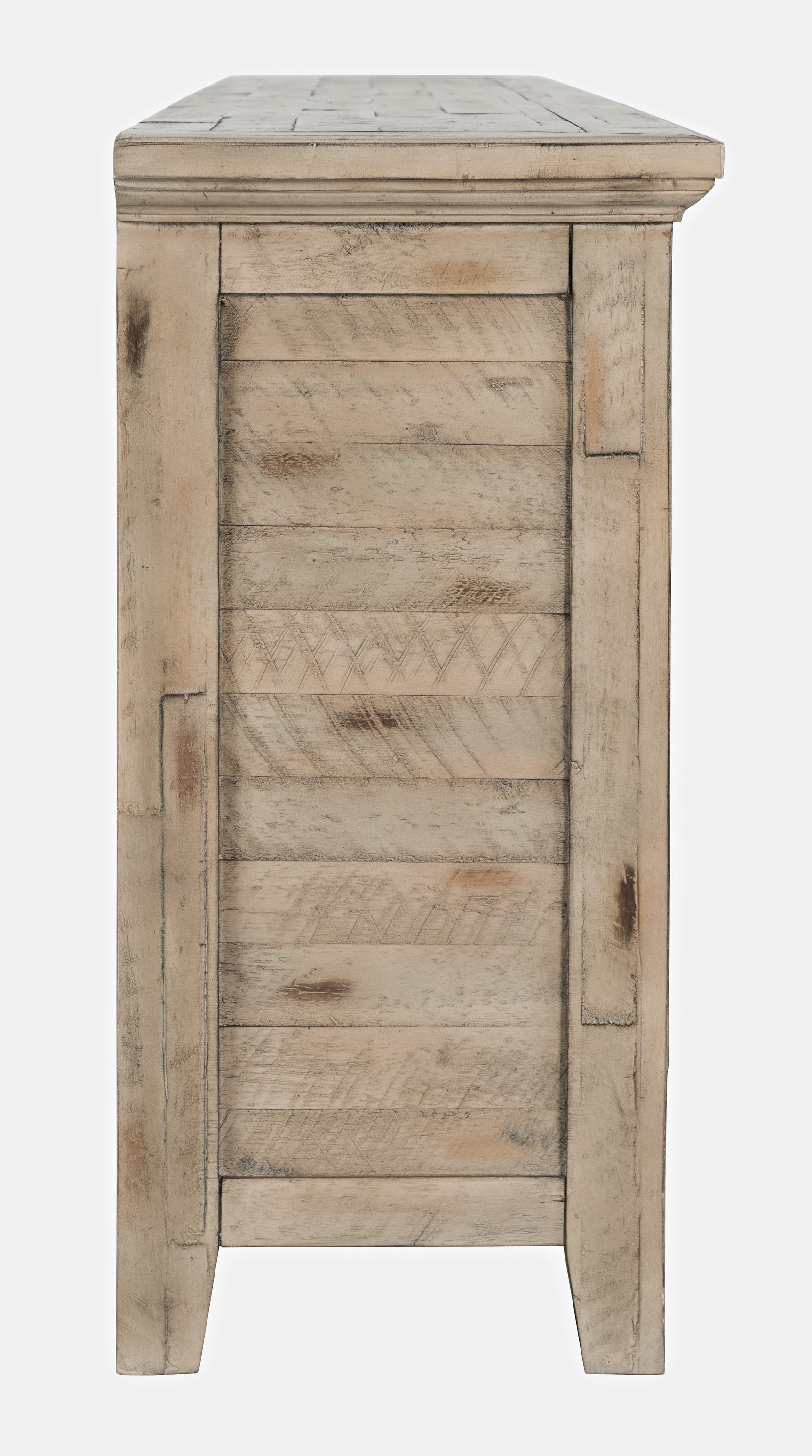 Rustic Shores Watch Hill Weathered Grey 6 Door Low Cabinet - Ornate Home