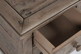Rustic Shores Watch Hill Weathered Grey Power Chairside Table - Ornate Home