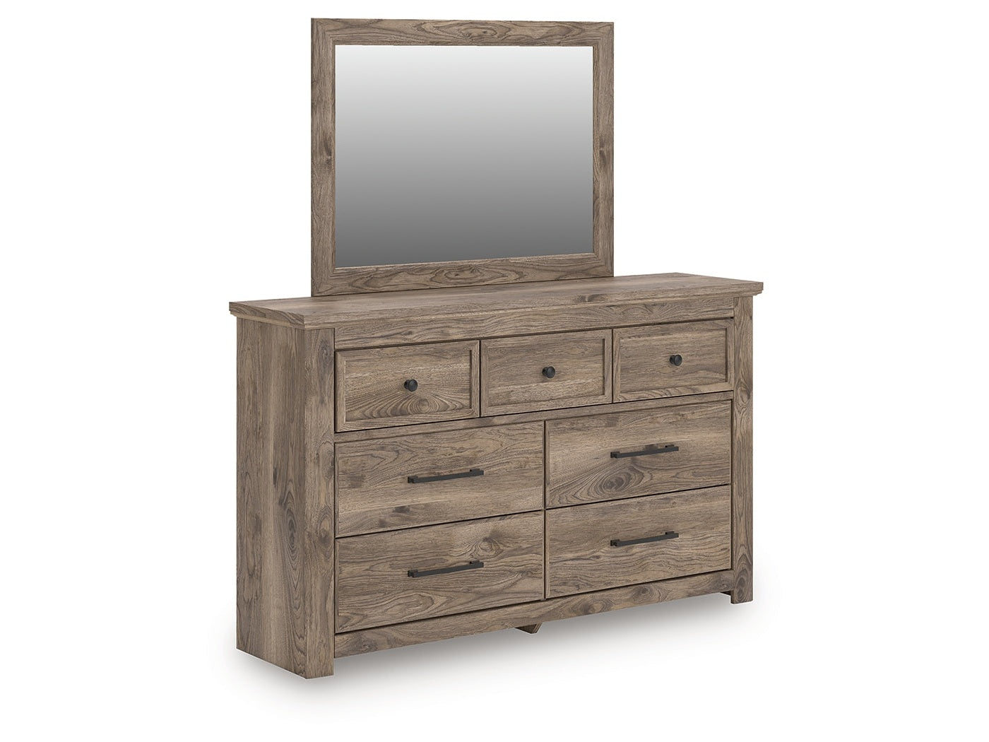 Rusticott Brown Dresser and Mirror (Online Special Price) - Ornate Home