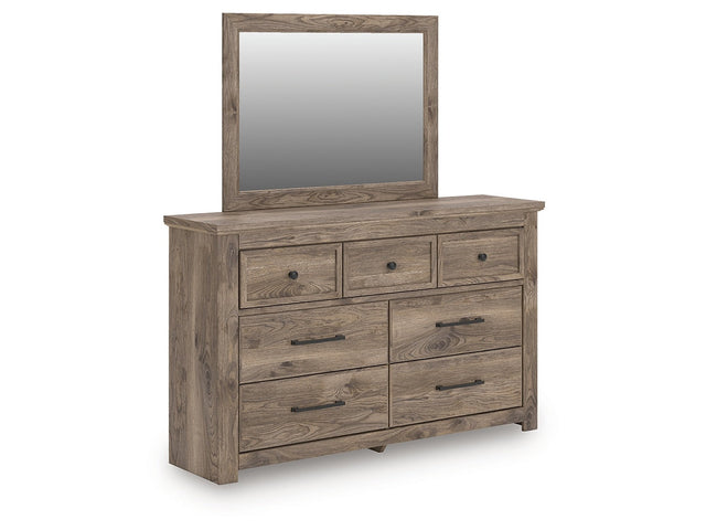 Rusticott Brown Dresser and Mirror (Online Special Price) - Ornate Home
