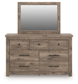 Rusticott Brown Dresser and Mirror - Ornate Home