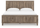 Rusticott Brown King Panel Bed, Dresser, Mirror and Nightstand (Online Special Price) - Ornate Home