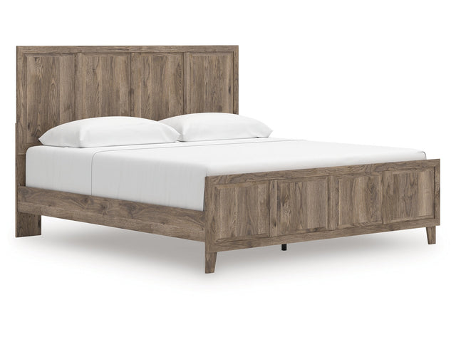 Rusticott Brown King Panel Bed - Ornate Home