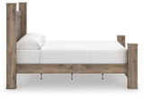 Rusticott Brown King Poster Bed, Dresser, Mirror and Nightstand (Online Special Price) - Ornate Home