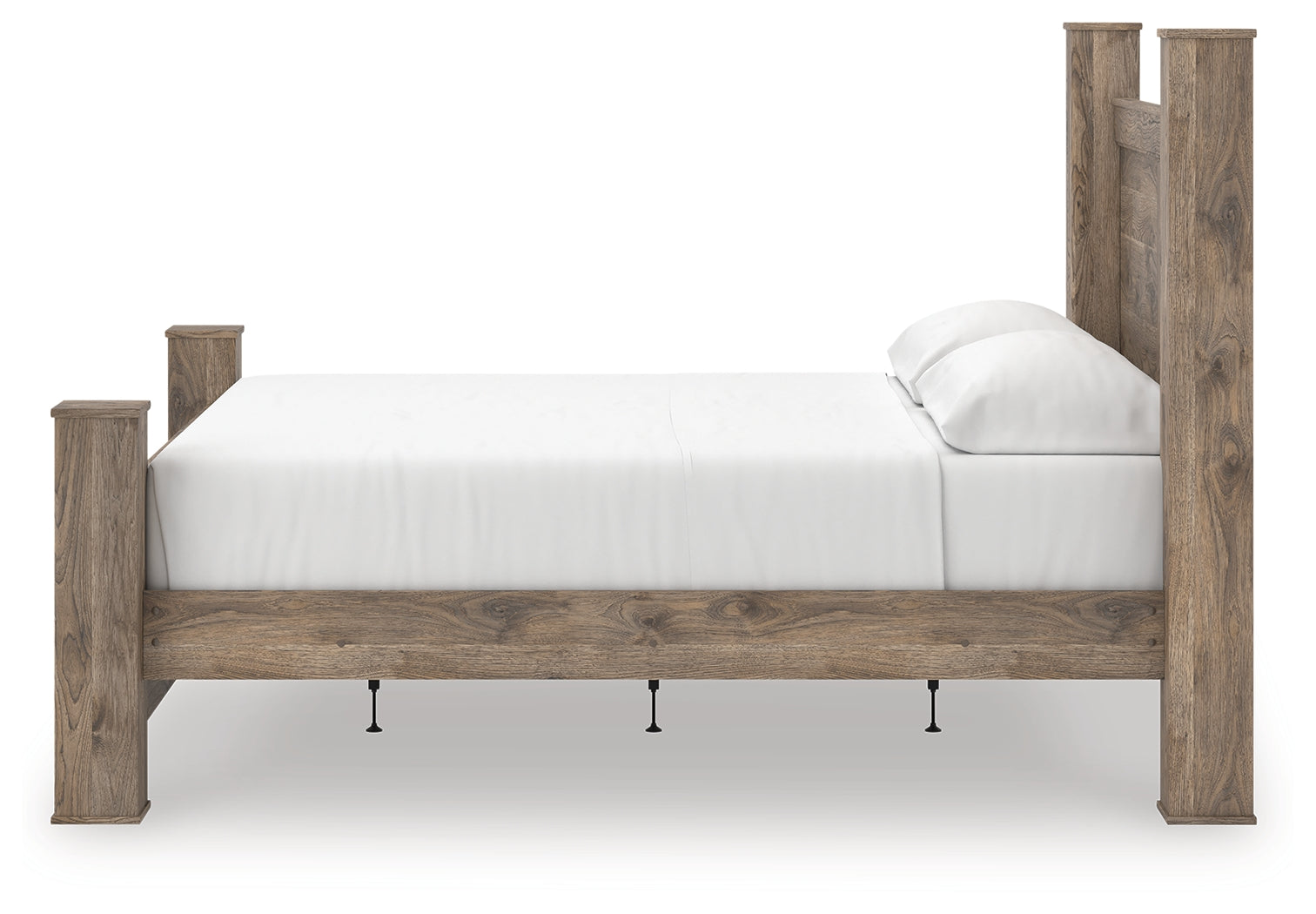Rusticott Brown King Poster Bed, Dresser, Mirror and Nightstand (Online Special Price) - Ornate Home