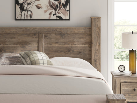 Rusticott Brown King Poster Bed, Dresser, Mirror and Nightstand - Ornate Home