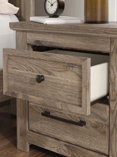 Rusticott Brown King Poster Bed, Dresser, Mirror and Nightstand - Ornate Home