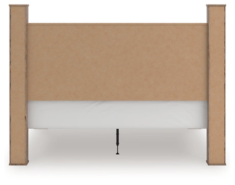 Rusticott Brown King Poster Bed, Dresser and Nightstand - Ornate Home