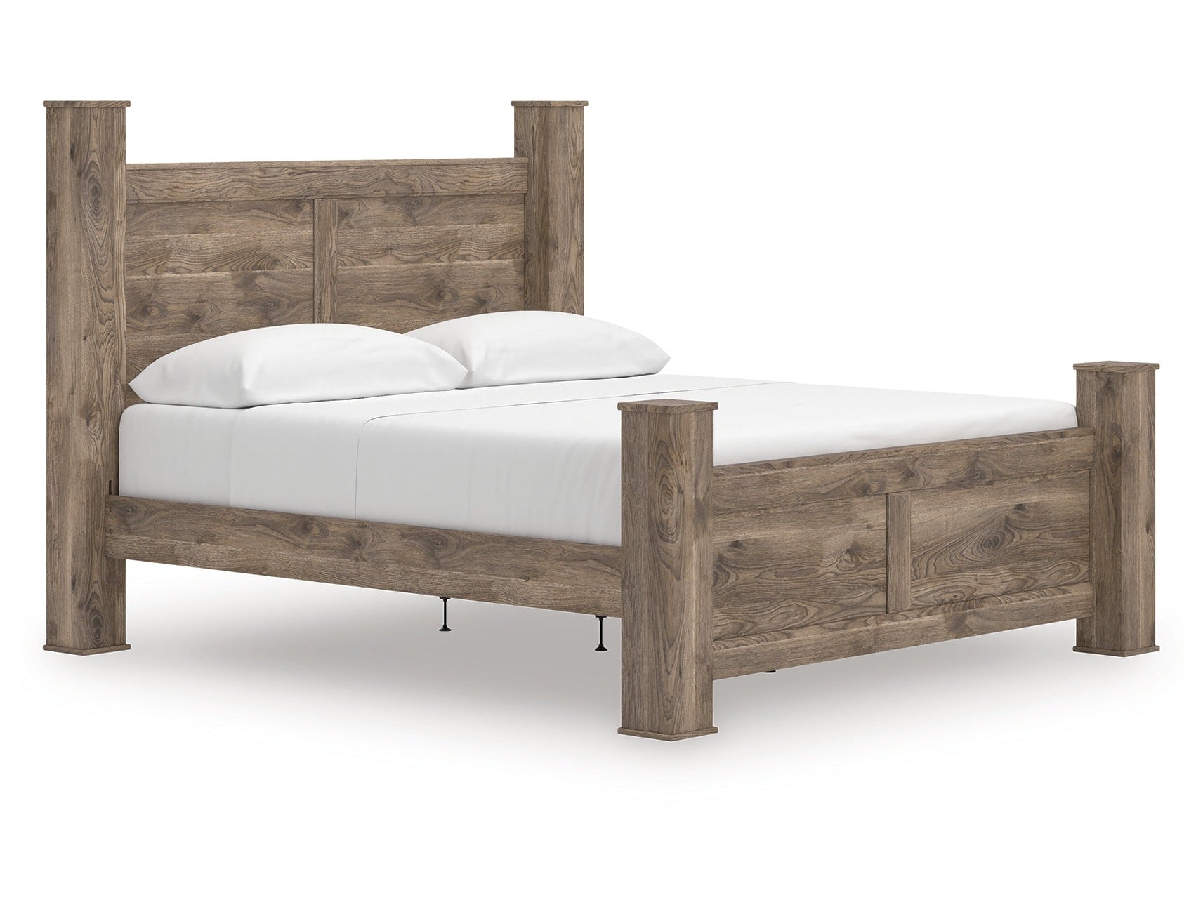 Rusticott Brown King Poster Bed - Ornate Home