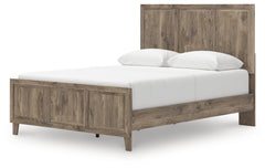 Rusticott Brown Queen Panel Bed, Dresser and Mirror - Ornate Home