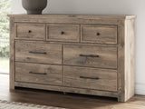 Rusticott Brown Queen Panel Bed, Dresser and Nightstand (Online Special Price) - Ornate Home
