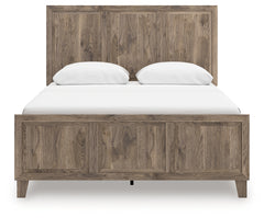 Rusticott Brown Queen Panel Bed, Dresser and Nightstand - Ornate Home