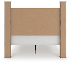Rusticott Brown Queen Poster Bed, Dresser, Mirror and Nightstand - Ornate Home