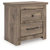 Rusticott Brown Queen Poster Bed, Dresser, Mirror and Nightstand - Ornate Home