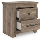Rusticott Brown Queen Poster Bed, Dresser, Mirror and Nightstand - Ornate Home