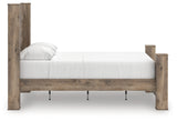 Rusticott Brown Queen Poster Bed, Dresser and Mirror - Ornate Home