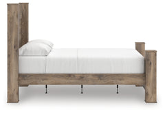 Rusticott Brown Queen Poster Bed, Dresser and Mirror - Ornate Home