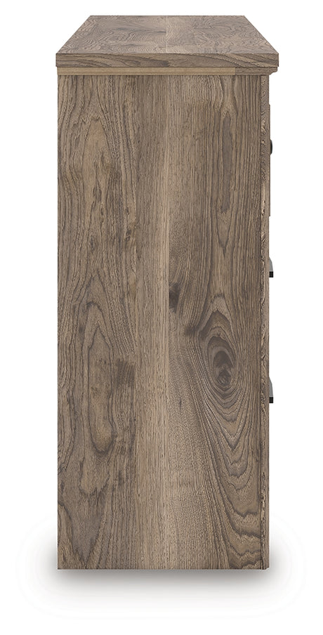 Rusticott Brown Queen Poster Bed, Dresser and Nightstand - Ornate Home