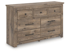 Rusticott Brown Seven Drawer Dresser - Ornate Home