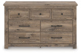 Rusticott Brown Seven Drawer Dresser - Ornate Home