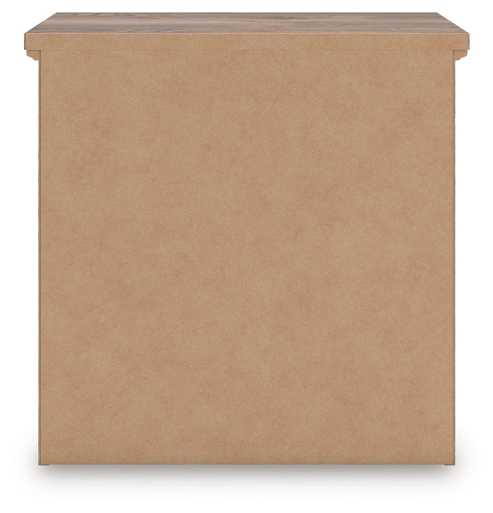 Rusticott Brown Two Drawer Night Stand - Ornate Home