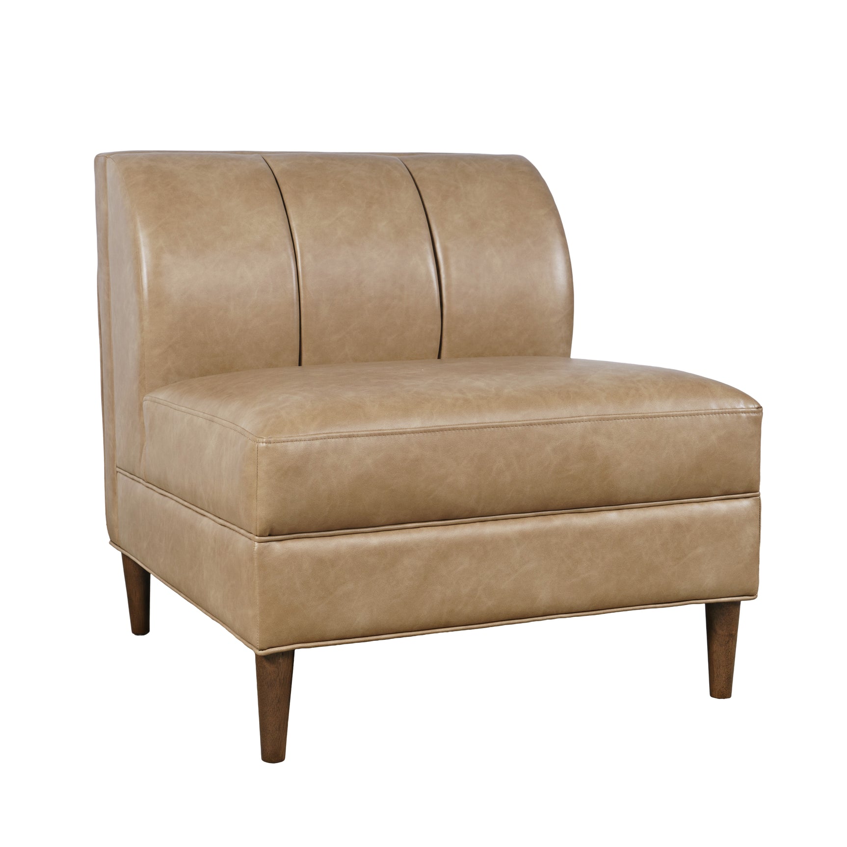 Ruston Buff Banquette 1-Seater - Ornate Home