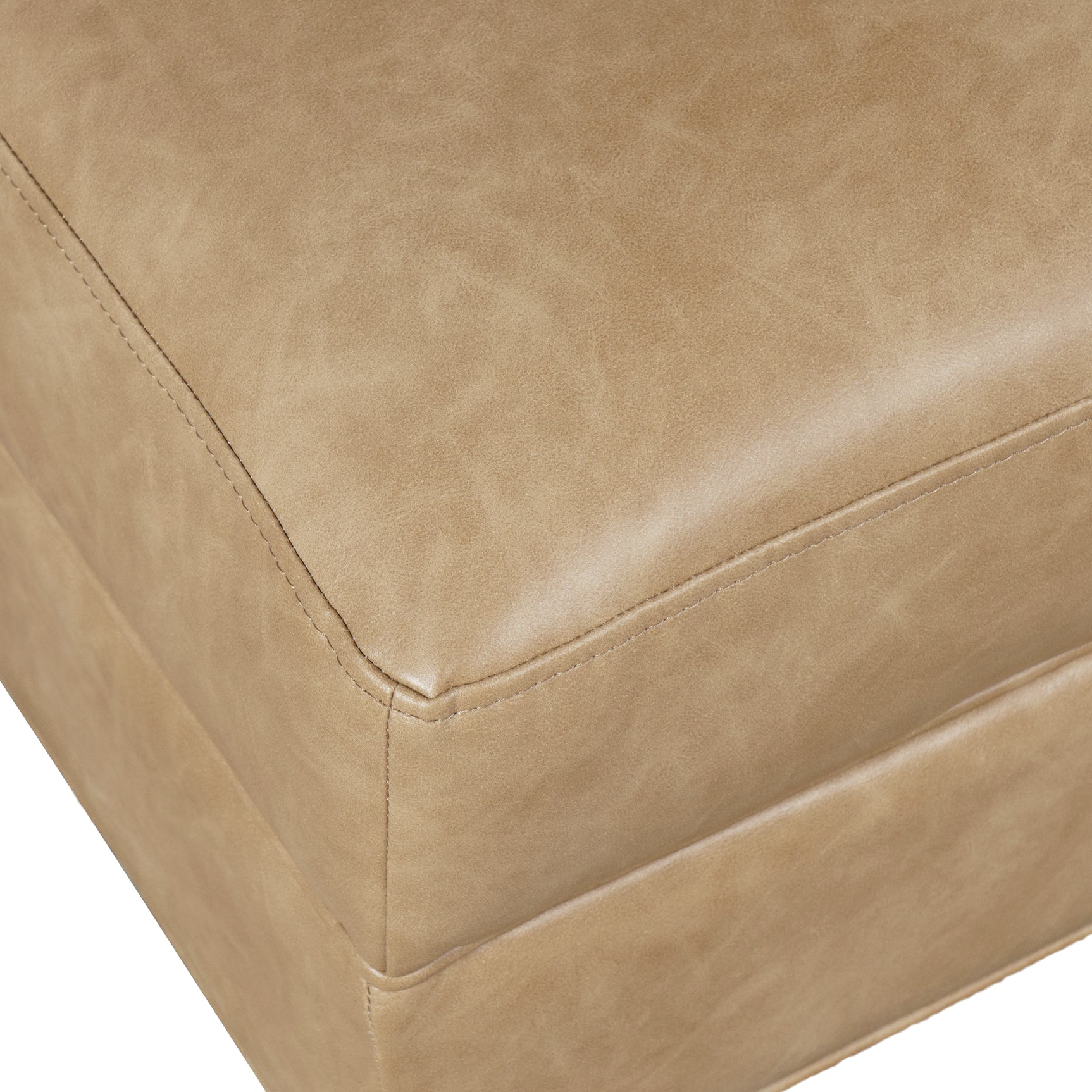 Ruston Buff Banquette 1-Seater - Ornate Home